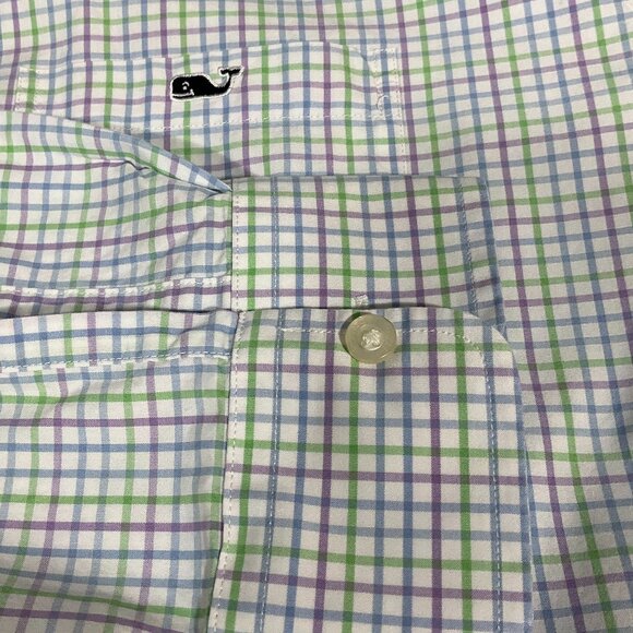 Mens Vineyard Vines Plaid Tucker Shirt, Size XXL - Picture 4 of 4